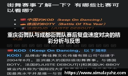 重庆街舞队与成都街舞队赛后复盘速度对决的精彩分析与反思